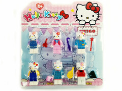 73176 [22663]Фигурки «Hello Kitty» 6 шт 17*18 см на планшете 22663