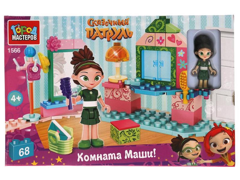 Конструктор «СКАЗОЧНЫЙ ПАТРУЛЬ. КОМНАТА МАШИ» 68 дет. в кор. 1566-AA