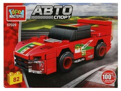 73279 [57029-KK]Конструктор «СПОРТКАР» 82 дет. в кор. 57029-KK