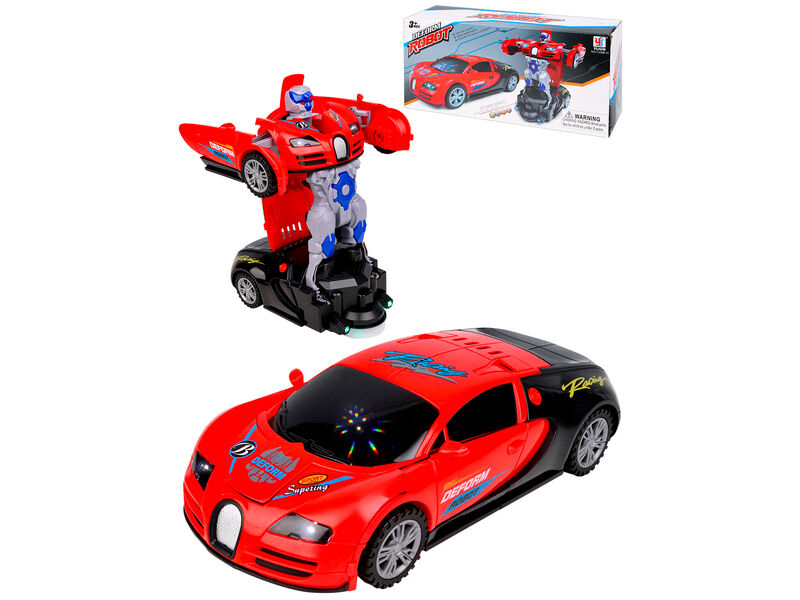 Машина-трансформер на бат. (свет, звук) 23*11*7 см в кор. 1761051