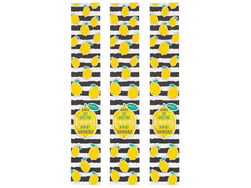 Закладка пластиковая «КРАСИВЫЕ ЛИМОНЧИКИ» ЗС-1570