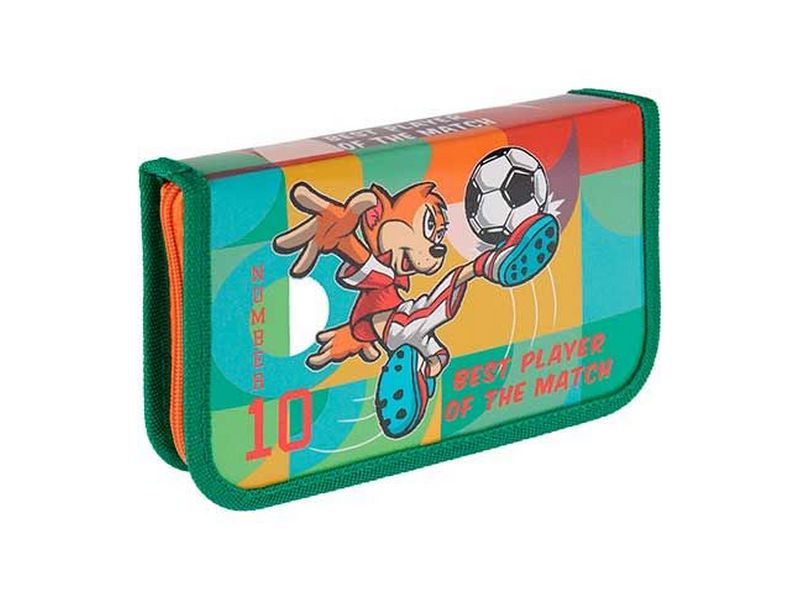 Купить оптом Пенал 1 секция с откид. планкой «ЗВЕЗДА МАТЧА» 190*115 мм в Луганске