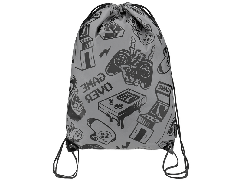 Мешок для обуви 1 отделение светоотражающий «АТРИБУТЫ ГЕЙМЕРОВ»