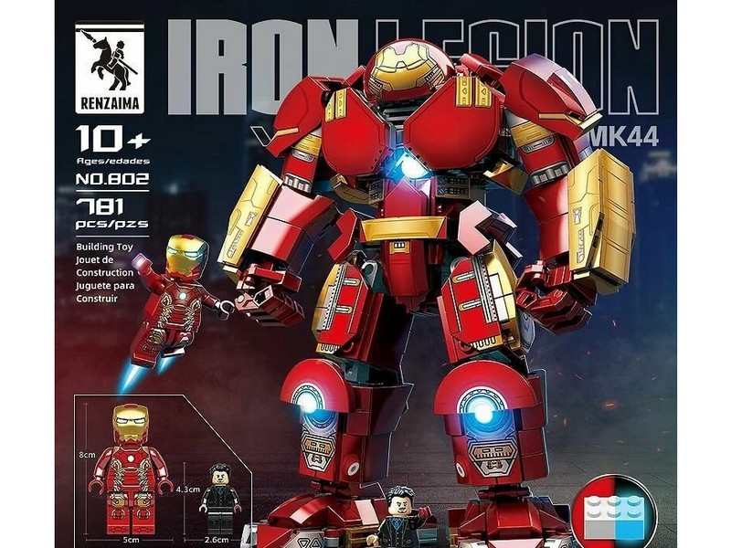 Конструктор «IRON LEGION» 781 дет. в кор. 802