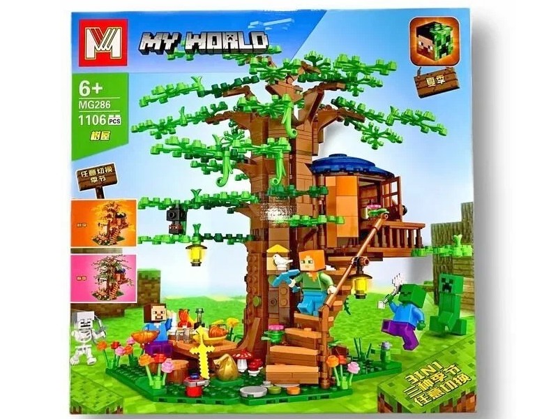 Конструктор "MY WORLD" 1106 дет. в кор. MG286