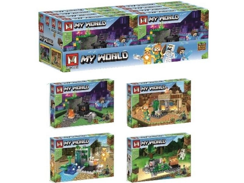 Купить оптом Конструктор "MY WORLD" 96-136 дет. в кор. MG1168 в Луганске