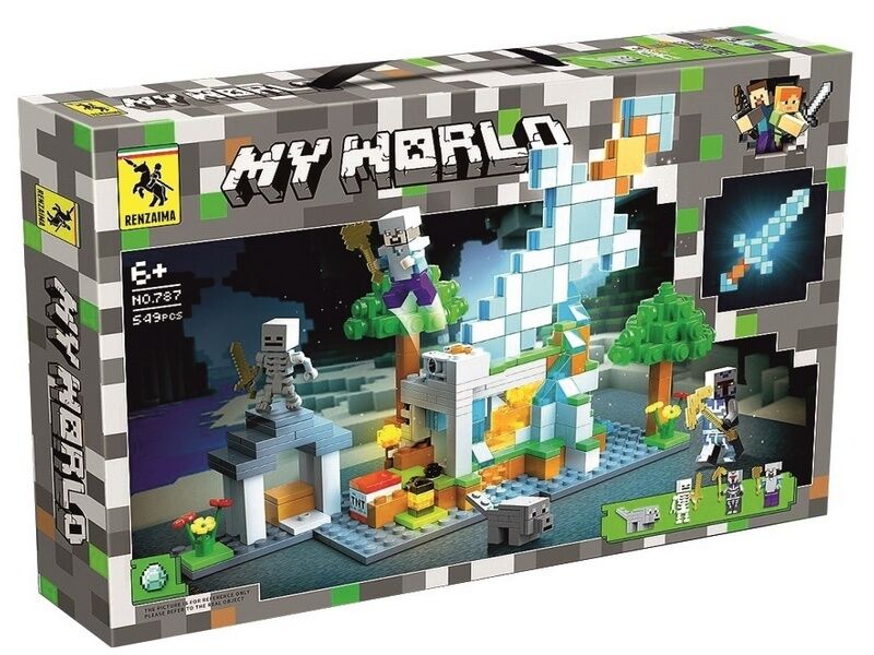 Купить оптом Конструктор "MY WORLD" 549 дет. в кор. 787 в Луганске