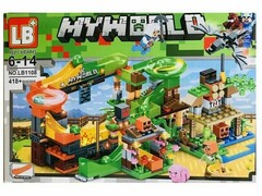 73861 [LB1108]Конструктор "MY WORLD" 418 дет. в кор. LB1108