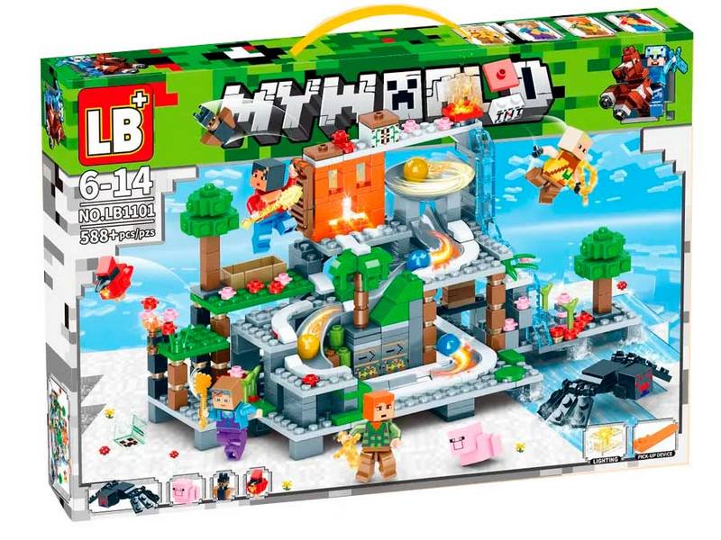 Купить оптом Конструктор "MY WORLD" 588 дет. в кор. LB1101 в Луганске