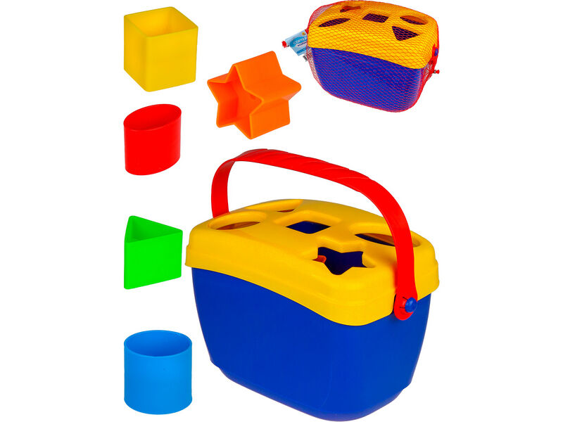 Сортер-ведерко 14*21*14 см в сетке И-0801