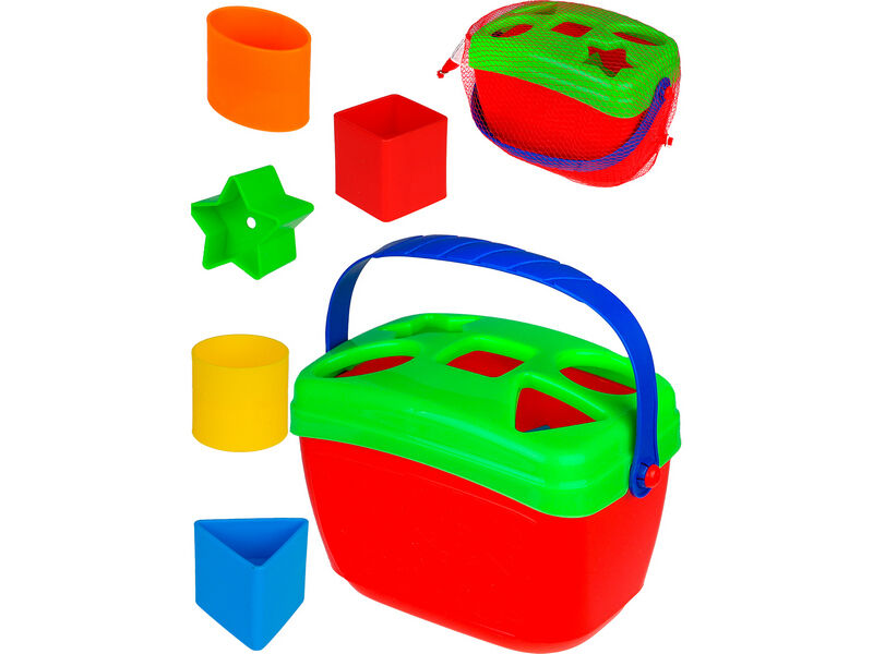 Купить оптом Сортер-ведерко 14*21*14 см в сетке И-0799 в Луганске