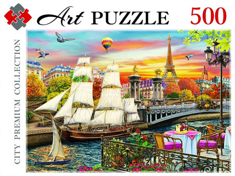 Artpuzzle. ПАЗЛЫ 500 элементов. ПАРУСНИК В ПАРИЖЕ