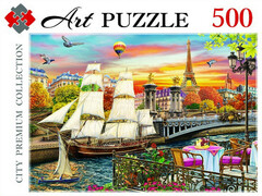 73989 [Ф500-3895]Artpuzzle. ПАЗЛЫ 500 элементов. ПАРУСНИК В ПАРИЖЕ