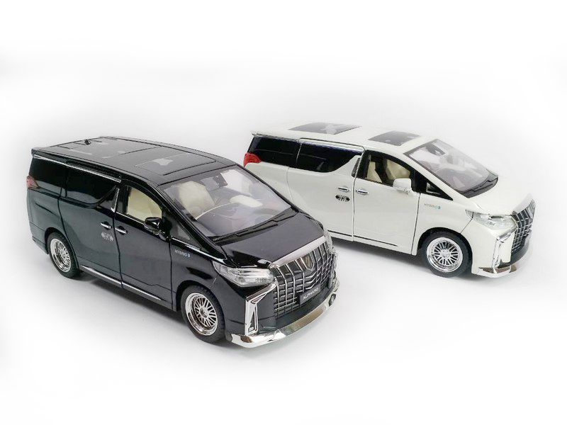 Машина инерц. металл. «Toyota Alphard» 1:18 (свет, звук, открыв. двери, багажник, капот)