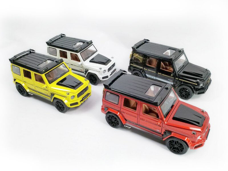 Машина инерц. металл. «Mercedes Gelandewagen» 1:18 (свет, звук, открыв. двери, багажник, капот)