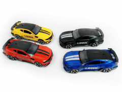 74003 [24061P]Машина инерц. металл. «Chevrolet Camaro» 1:24 (свет, звук, открыв. двери, багажник, капот)