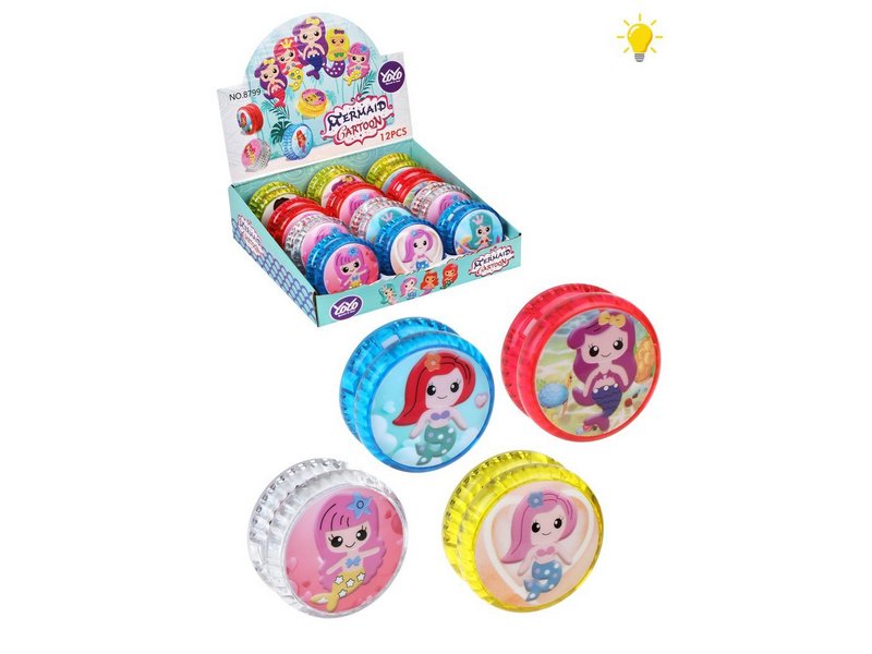 Купить оптом Йо-йо "Русалочка" 5,5 см (свет) 8799 в Луганске