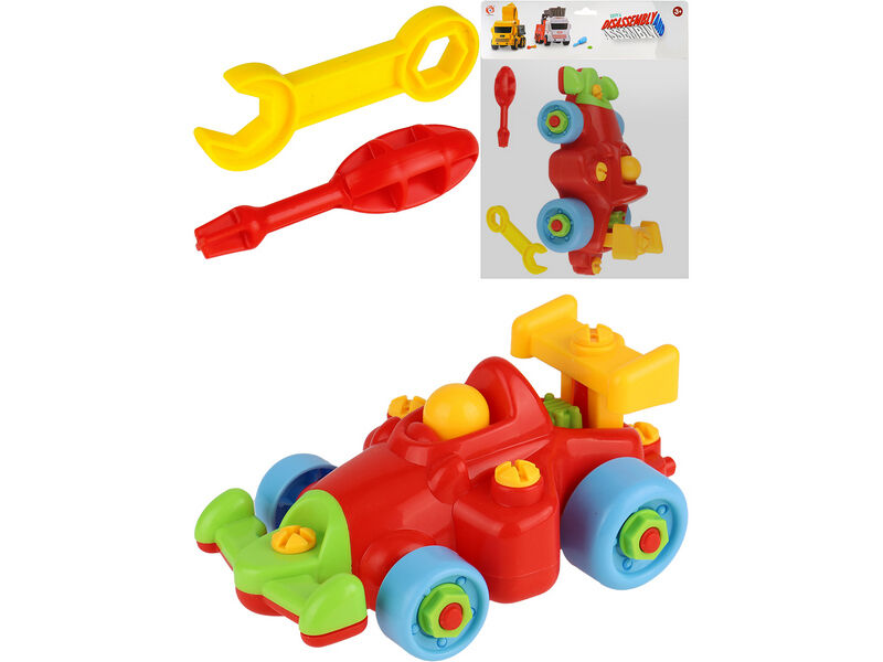 Купить оптом Игрушка-конструктор «Автомобиль» 13 см в пак. 1932680-1 в Луганске