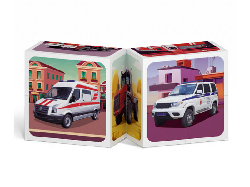 Кубик-трансформер «Спецтехника»