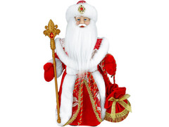 Дед Мороз в красной шубе 30см Т-6585
