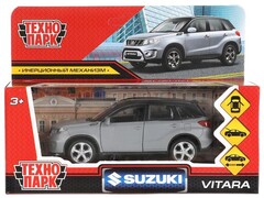 Технопарк. Машина «SUZUKI VITARA S 2015» металл. инерц. 12 см (открыв. двери, багажник) серый матовый