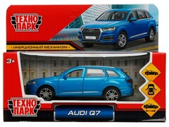 74457 [Q7-12-BU]Технопарк. Машина «AUDI Q7» металл. инерц. 12 см (открыв. двери, багажник) синий