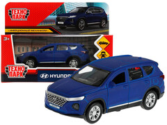 Технопарк. Машина «HYUNDAI SOFT» металл. инерц. 12 см (открыв. двери, багажник) синий