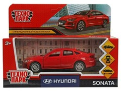 74461 [SONATA-12-RD]Технопарк. Машина «HYUNDAI SONATA» металл. инерц. 12 см (открыв. двери, багажник) красный