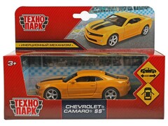 74465 [67326]Технопарк. Машина «CHEVROLET CAMARO» металл. инерц. 11 см (открыв. двери) желтый