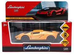 74469 [2210C0142-R]Технопарк. Машина «LAMBORHNINI sian» металл. инерц. 12 см (открыв. двери)