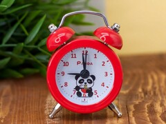 74523 [C006-05]Часы-будильник "Mini panda" red