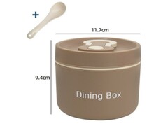 Ланчбокс "Dining box" brown 650 мл