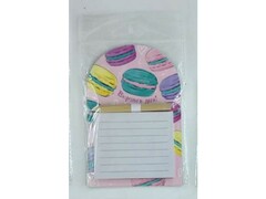 74582 [136-049]Магнитный блок для записей с карандашом «Macaroon» pink 10*14 см