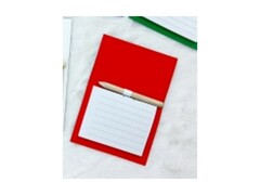 74583 [136-066]Магнитный блок для записей с карандашом «Simple» red 10*14 см