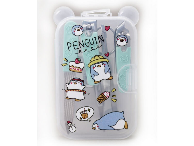 Маникюрный набор "Lovely penguin" голубой