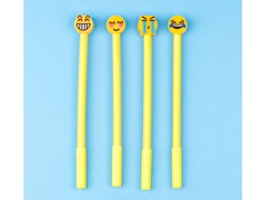 Ручка гелевая "Smiley pen" 0,5 мм СИНЯЯ