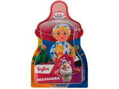 74765 [Y15BB-BOOBA-BL-RU]Пупс функциональный 15 см «Буба» (пьет, писает) с аксесс. на планшете