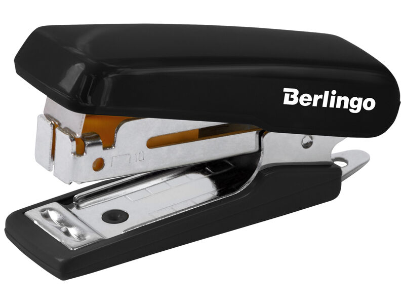 Степлер Berlingo "Comfort" №10 до 10 л пластик. корпус черный