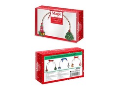 Подвеска елочная «Кремль и елка» из полирезины 3*9*9 см 89339