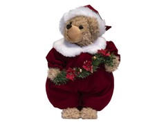 Новогодняя игрушка «МИШКА С ВЕТОЧКОЙ» 20*15*40 см 92783