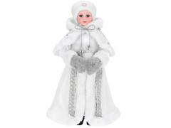 Снегурочка в белой шубке 40 см Т-3616