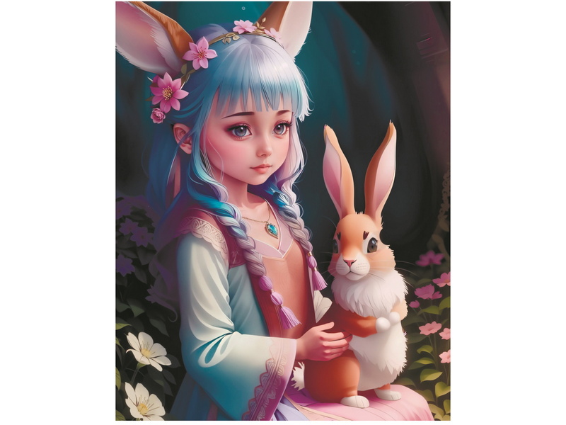 Холст с красками 40х50 см по номерам. ЛЕСНЫЕ ЖИТЕЛИ