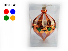 Подвеска елочная «Сосулька» 20 см ЦВЕТА АССОРТИ FZ-6903