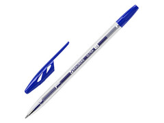 Ручка шариковая «BRAUBERG. ULTRA» прозрачный корпус 1 мм СИНЯЯ (50шт/уп)