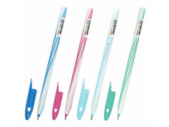 Ручка шариковая «STAFF. CANDY PASTEL» цветной корпус 0,6 мм СИНЯЯ (50шт/уп)