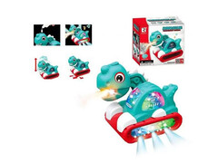 Машина-динозавр на бат. (свет, звук, пар) 15*13*9 см в кор. Y16131246