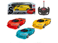 Машина 21 см на р/у (аккум., заряд от USB, свет) в кор. 66-54