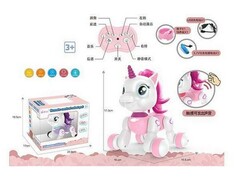 75714 [2077475]Единорог на р/у (аккум., заряд от USB, свет, звук) 22,5*17*18,5 см в кор. 2077475