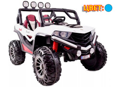 Электромобиль на р/у 1-местный (аккум. 12V, 10Ah, свет, звук, подключение USB+MP3, до 7 км/ч, до 8 лет, до 50 кг) синий CL-908