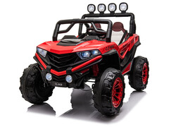 Электромобиль на р/у 1-местный (аккум. 12V, 10Ah, свет, звук, подключение USB+MP3, до 7 км/ч, до 8 лет, до 50 кг) красный CL-908